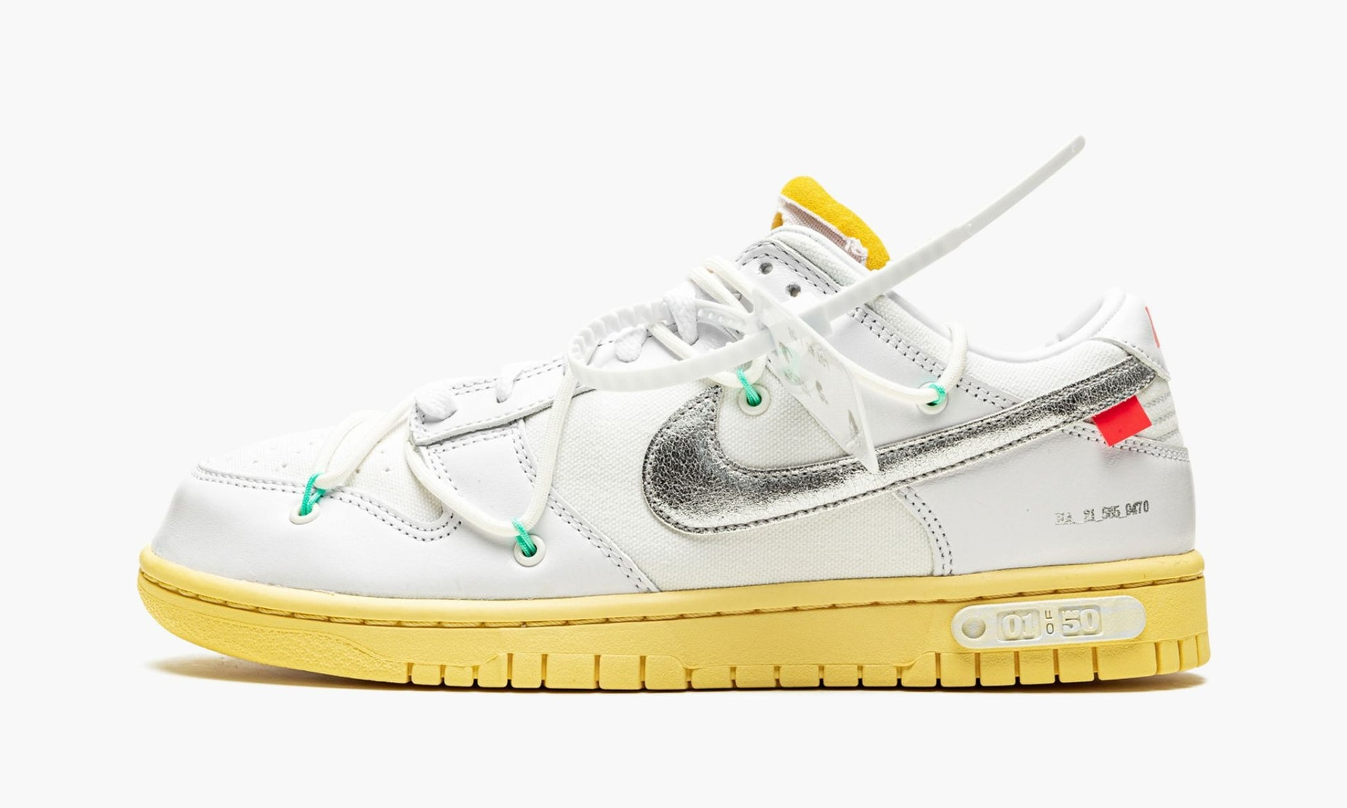 Dunk Low Off-White Lot 1 - DM1602 127 | The Sortage