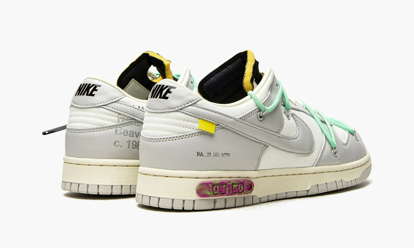 Dunk Low Off-White Lot 4 - DM1602 114 | The Sortage