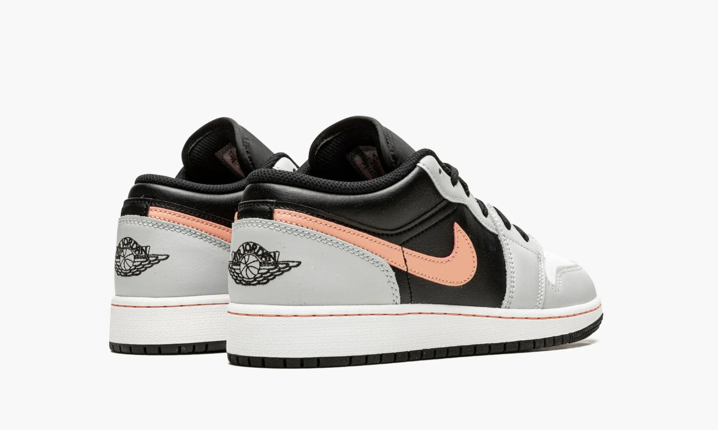 Air Jordan 1 Low GS Black Grey Pink - 553560 062 | The Sortage