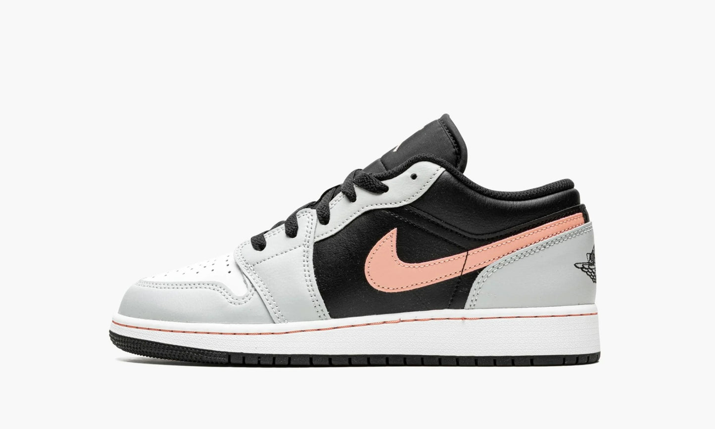 Air Jordan 1 Low GS Black Grey Pink - 553560 062 | The Sortage