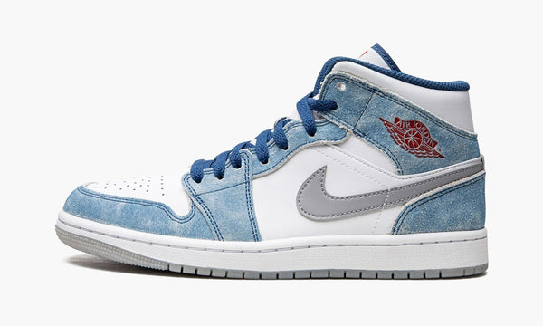 Air Jordan 1 Mid French Blue Fire Red - DN3706 401 | The Sortage