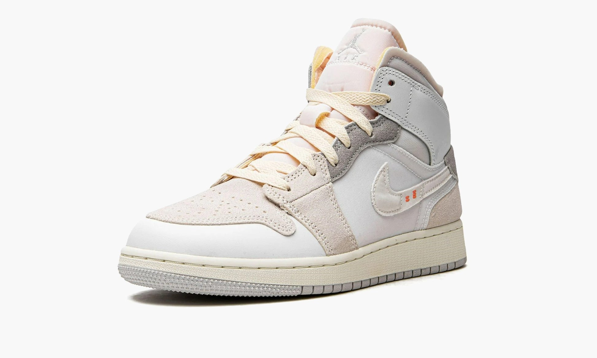 Air Jordan 1 Mid GS Craft Inside Out White Grey - DQ3726 100 | The Sortage