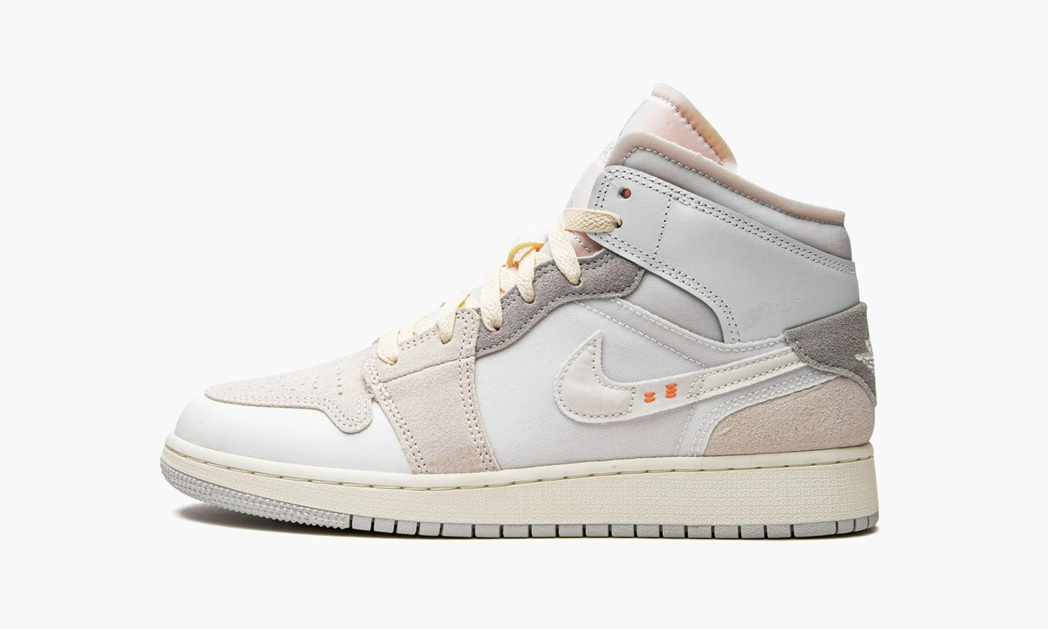 Nike air jordan discount 1 mid gs white