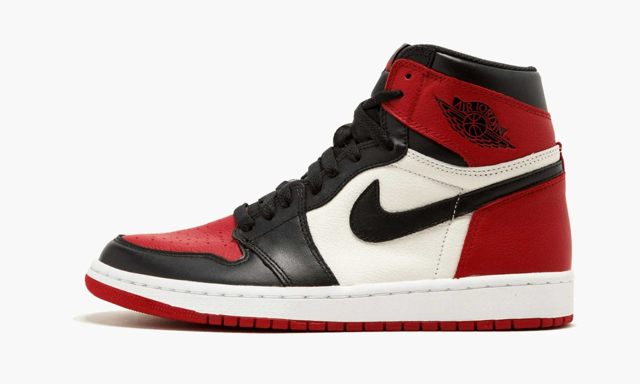 Nike jordan 1 bred toe on sale