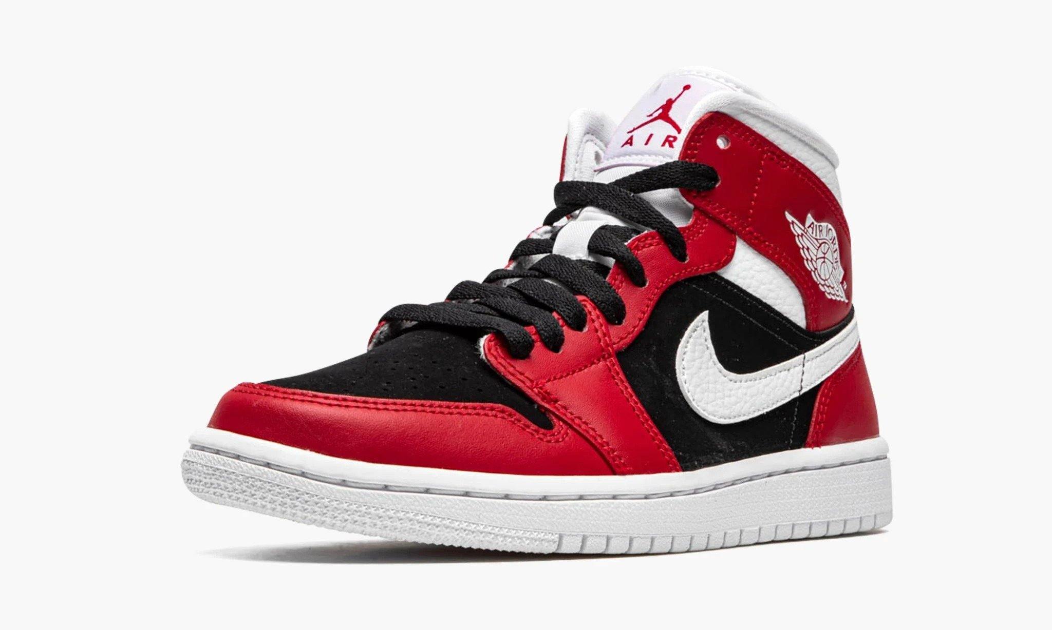 Air Jordan 1 Mid WMNS Gym Red Black