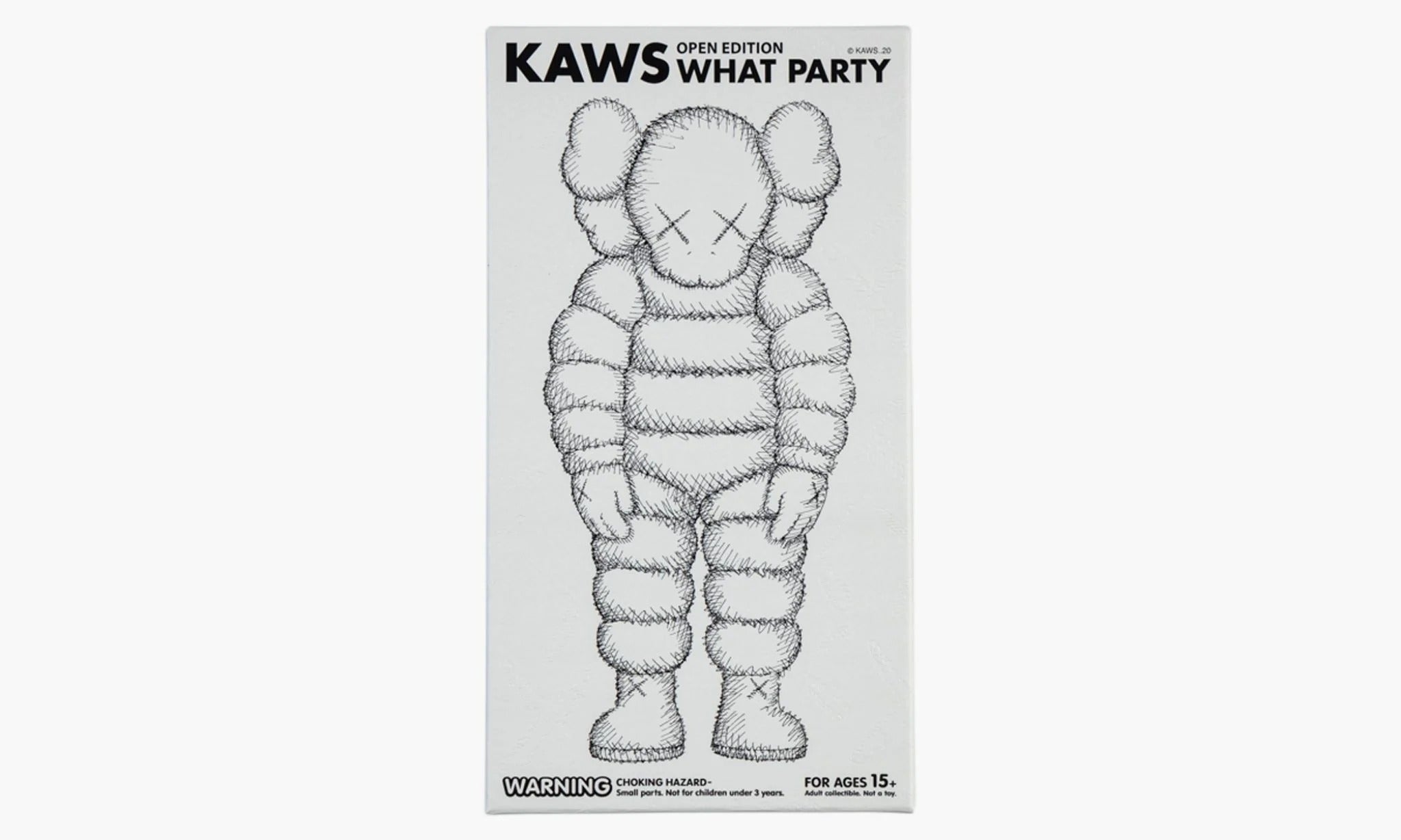 その他KAWS What Party Figure White