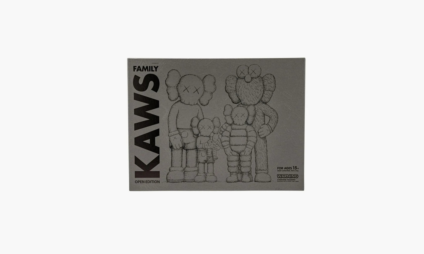 Family Vinyl Figures Brown Blue White - KAWS065 | The Sortage