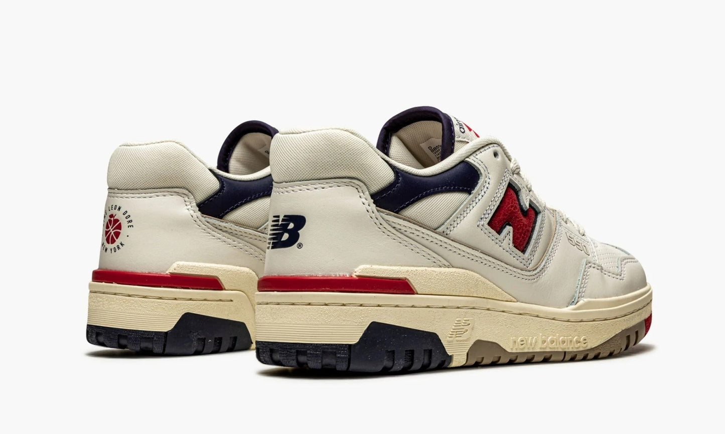 New Balance 550 Aime Leon Dore White Navy Red - BB550A3 | The Sortage