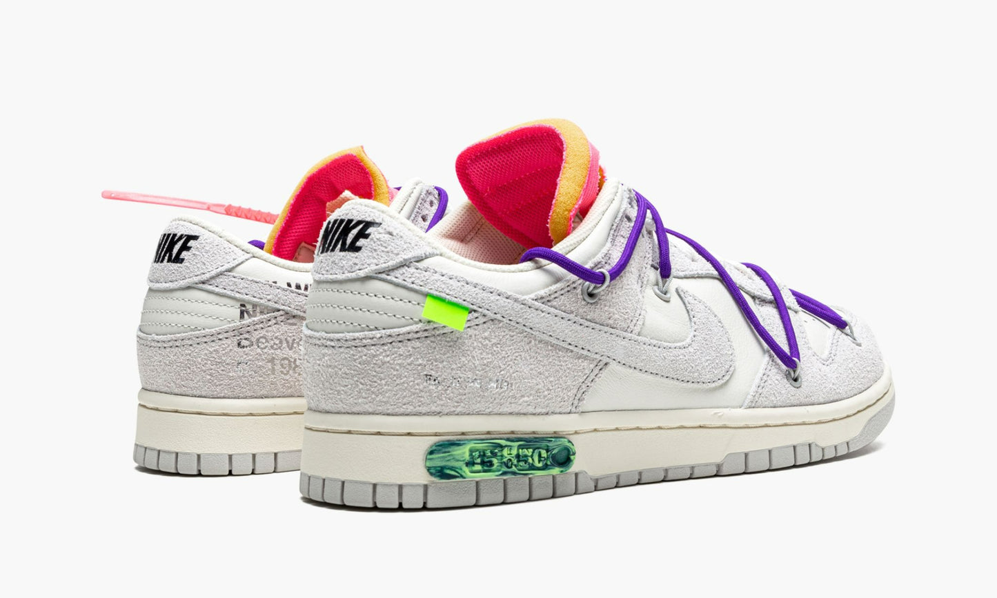 Dunk Low Off-White Lot 15 - DJ0950 101 | The Sortage