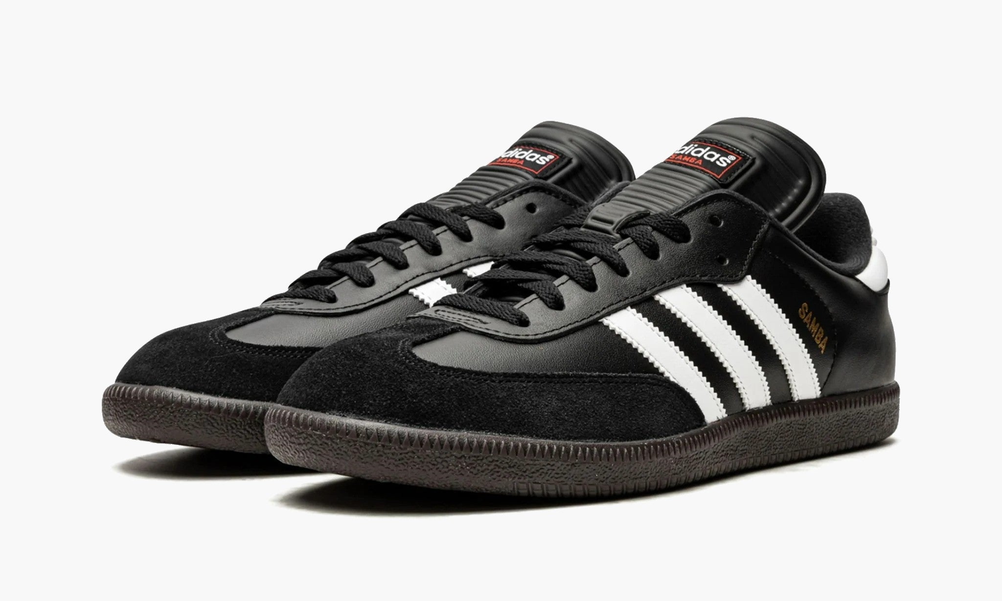 Adidas black white hot sale gum sole