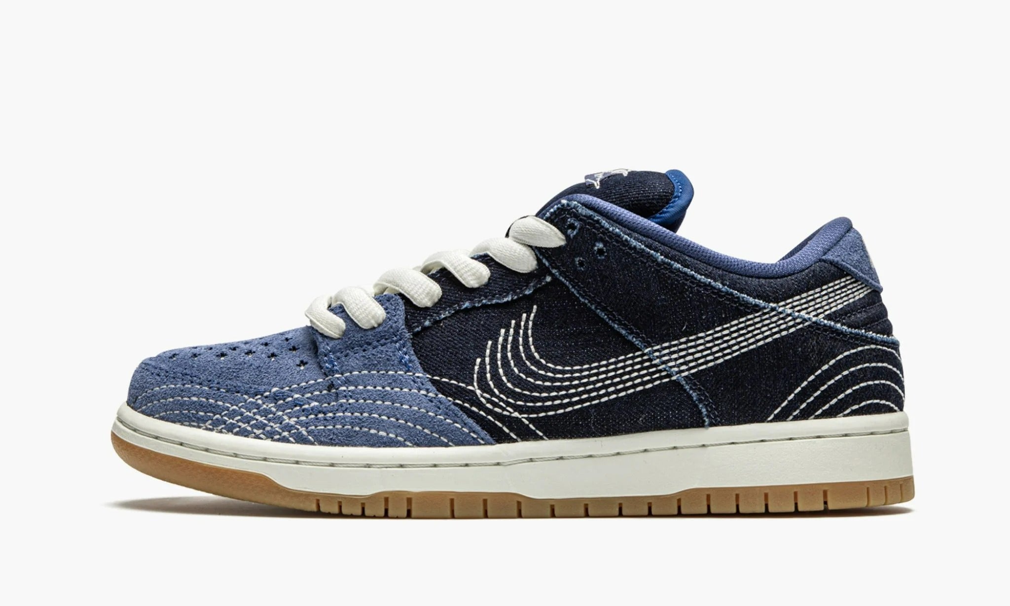 Dunk SB Low Sashiko Denim Gum CV0316 400 The Sortage