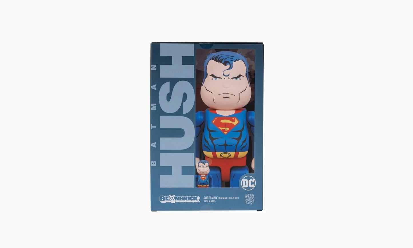 Superman BatmanHush Ver Bearbrick 100% and 400% | The Sortage