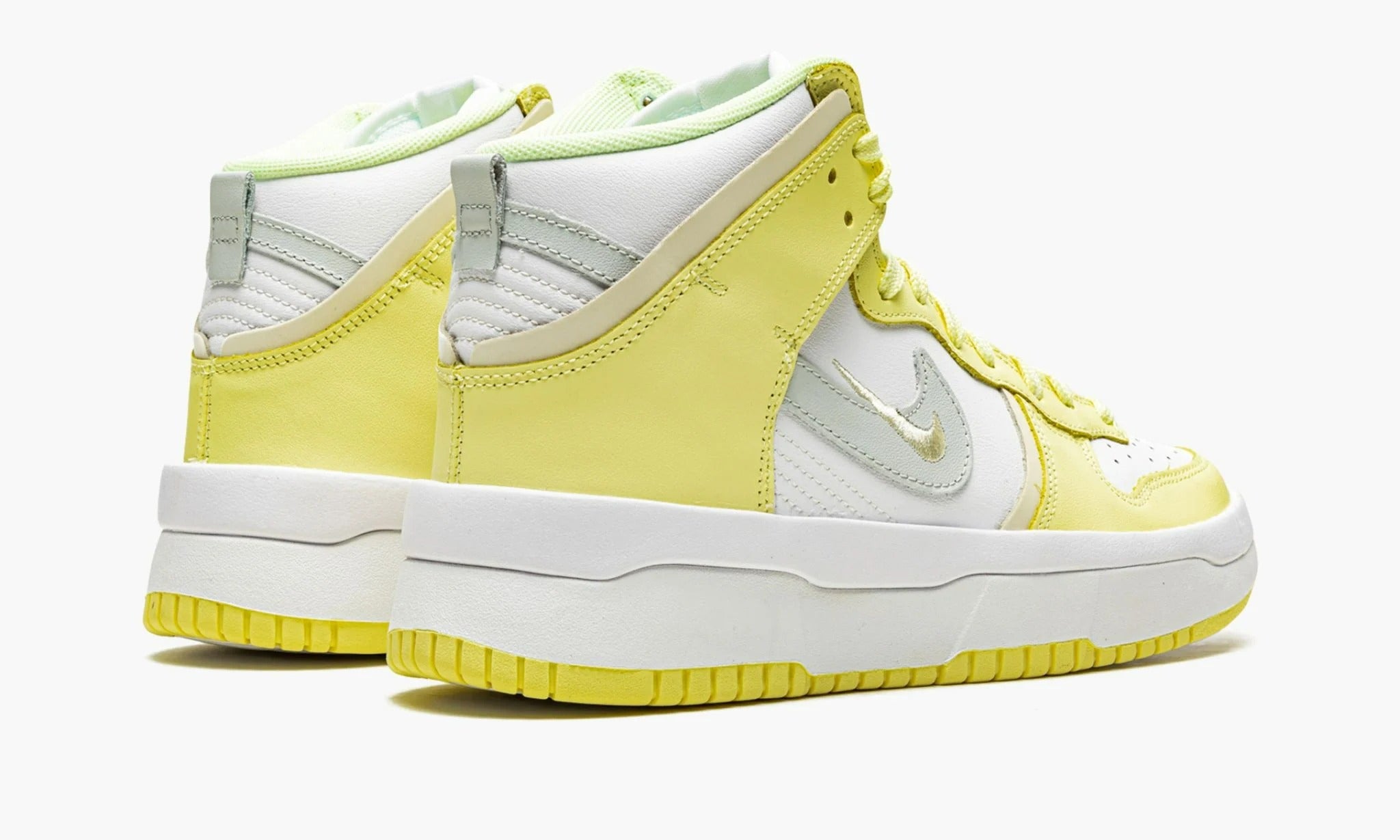 Nike top Dunk High Up 'light lemon yellow'